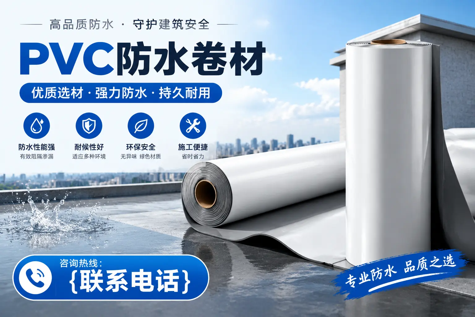 PVC防水卷材的选购技巧与注意事项，助您在保亭找到合适产品